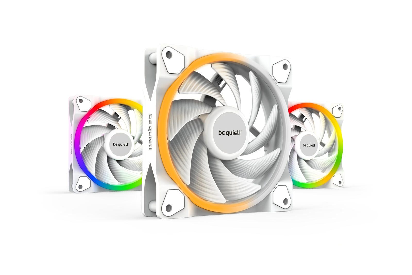 be quiet Lüfter Light Wings White Triple Pack 120mm PWM High-Speed weiß