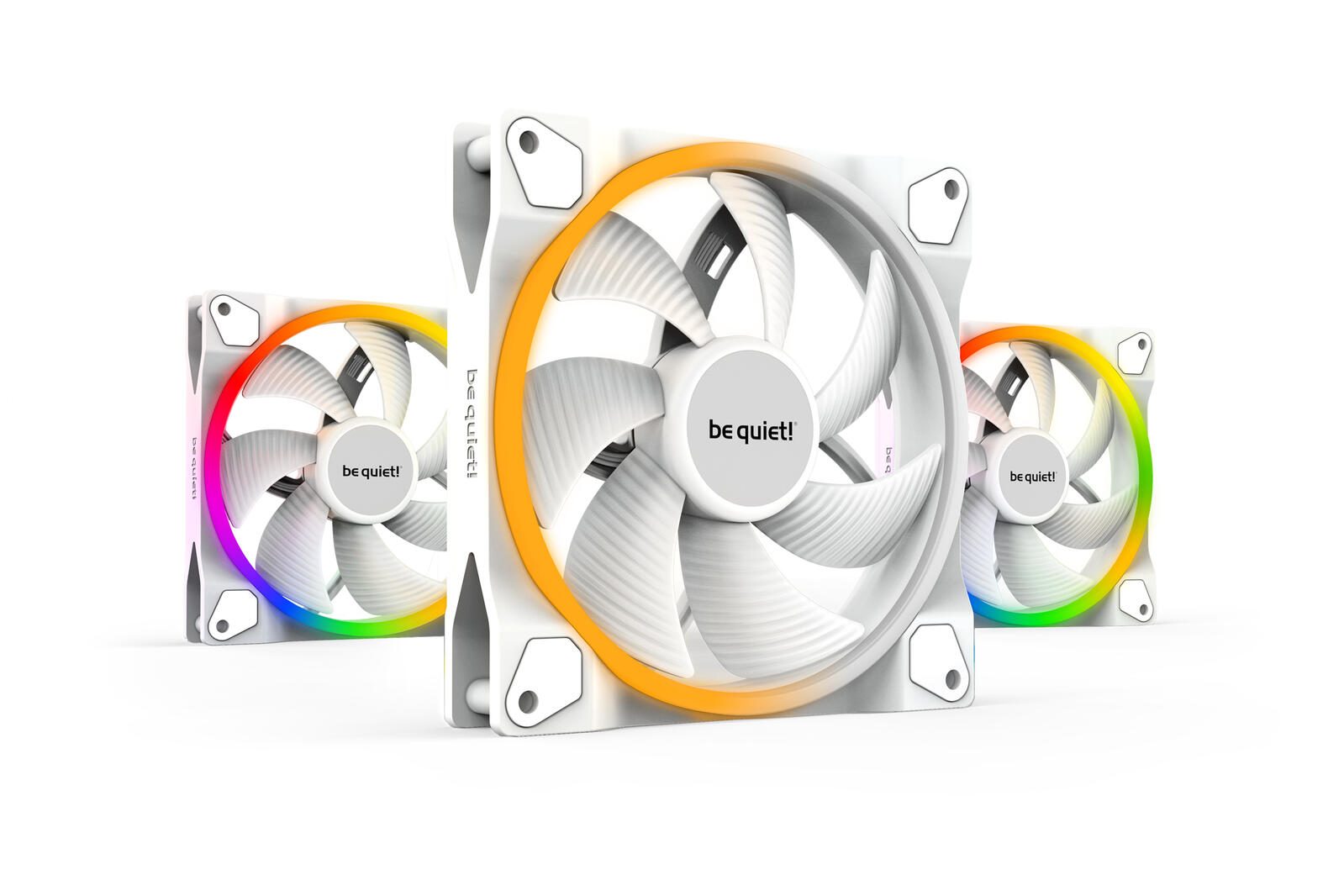 be quiet Lüfter Light Wings White Triple Pack 140mm PWM weiß