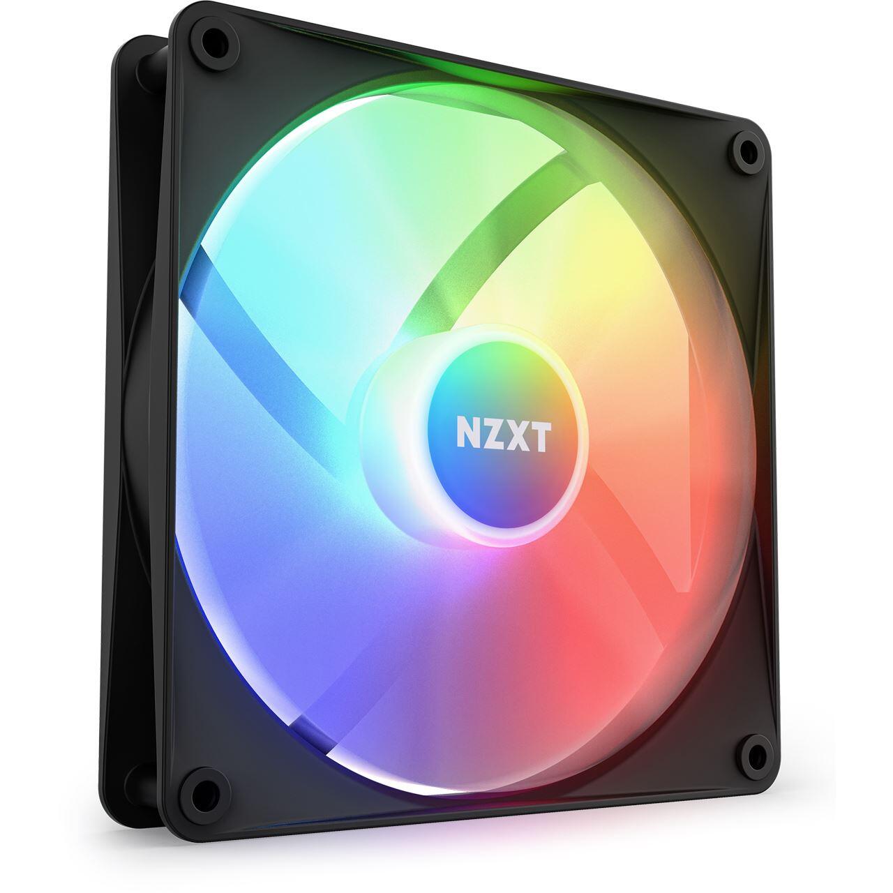 NZXT F140 RGB Core - Gehäuselüfter, Schwarz (140mm, 8x LED)