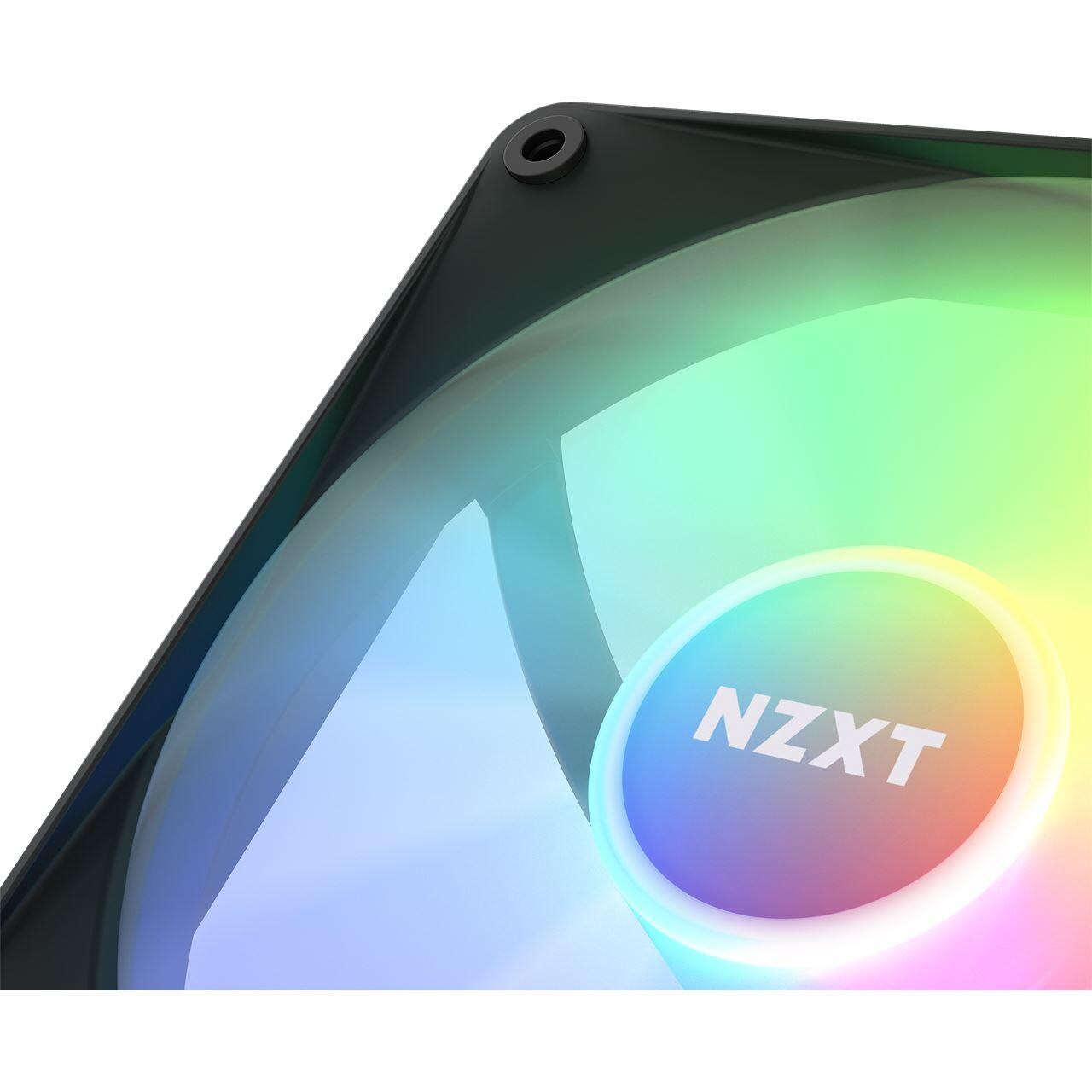 NZXT F140 RGB Core - Gehäuselüfter, Schwarz (140mm, 8x LED)