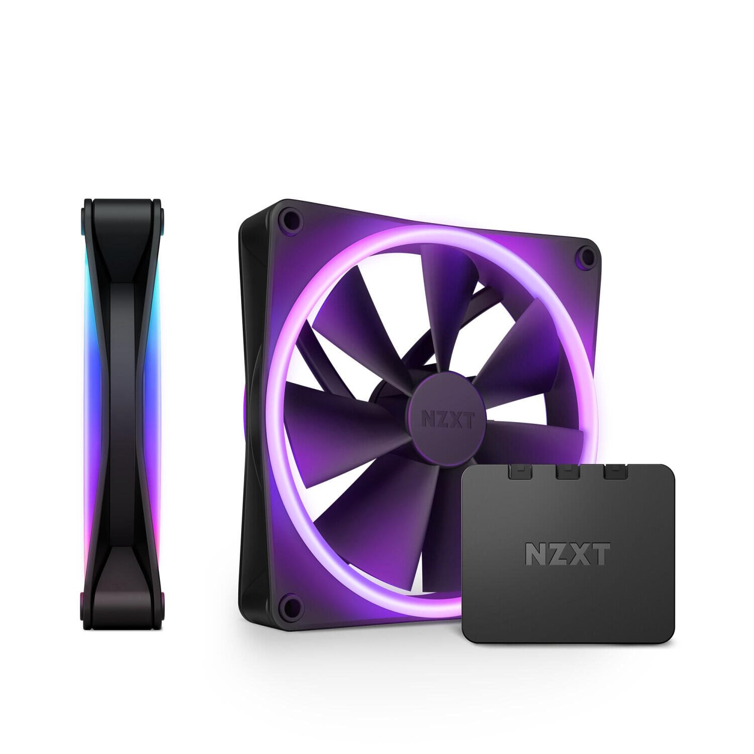 NZXT F140 RGB DUO - Gehäuselüfter, Schwarz