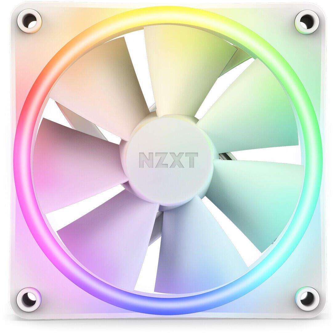 NZXT F140 RGB DUO Twin Pack - Gehäuselüfter, Weiß