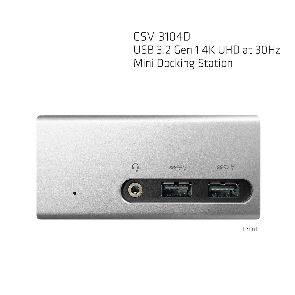 Club3D 4K Mini-Dockingst USB3 ->4xUSB3/HDMI/DVI/LAN silber retai