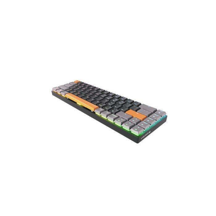 CHERRY MX-LP 2.1 Compact Wireless - Schwarz / Grau / Orange