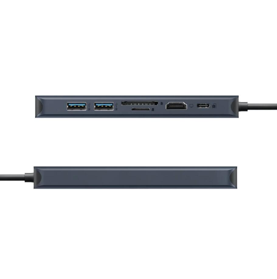Hyper® HyperDrive EcoSmart™ Gen.2 Universal USB-C® 7-in-1 Hub w 100 W PD Power Pass-thru