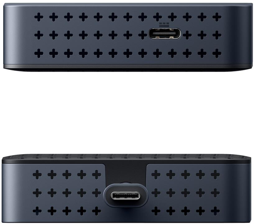 Hyper® HyperDrive Universal USB-C® 7-in1 Dual HDMI Mobile Dock - Grey - für MacBook M1/M2 MBAir/Pro®