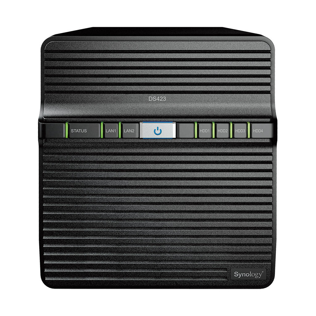 Synology DiskStation DS423 4 Einschübe NAS-Server Leergehäuse + 4x Synology Plus 3.5' SATA HDD Festplatte 6TB (4x 6TB)