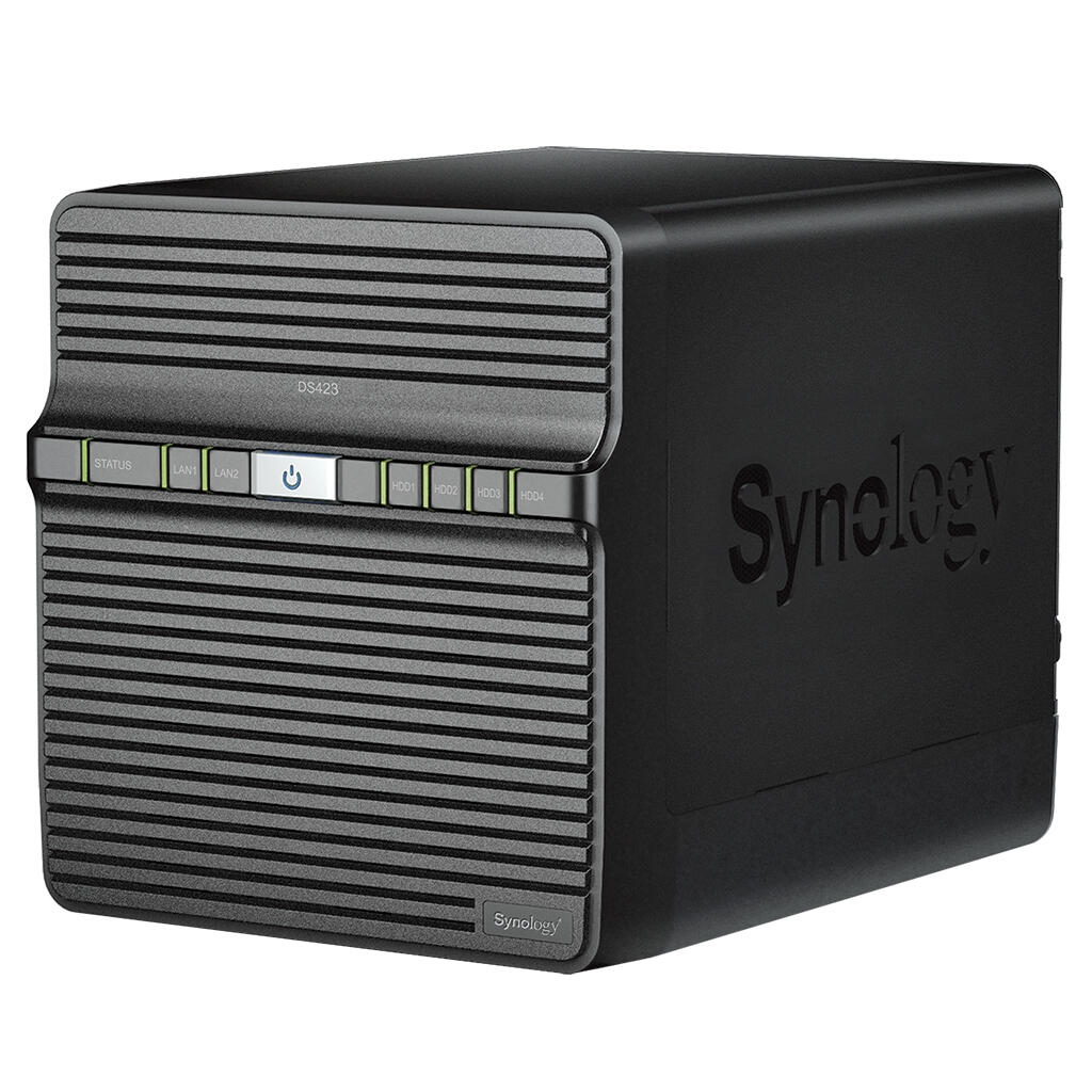 Synology DiskStation DS423 4 Einschübe NAS-Server Leergehäuse + 4x Synology Plus 3.5' SATA HDD Festplatte 6TB (4x 6TB)