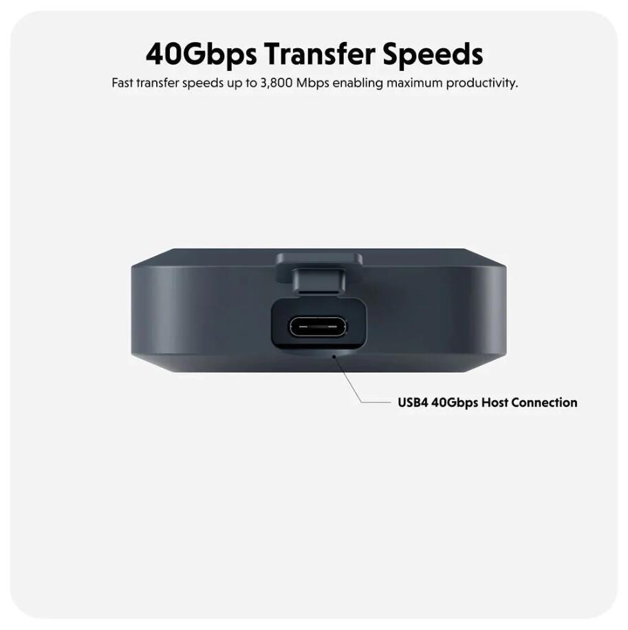 Hyper® HyperDrive EcoSmart™ USB4 SSD Enclosure
