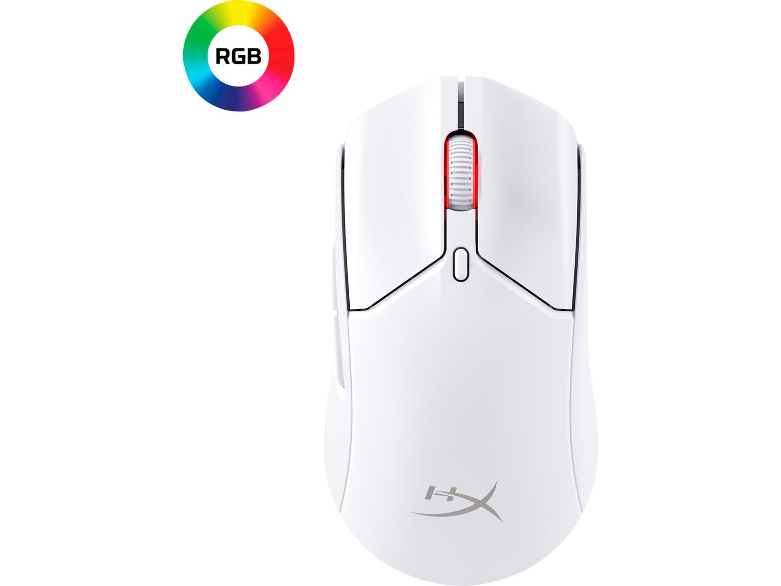 HyperX Pulsefire Haste 2 Wireless Gaming Maus (Weiß)