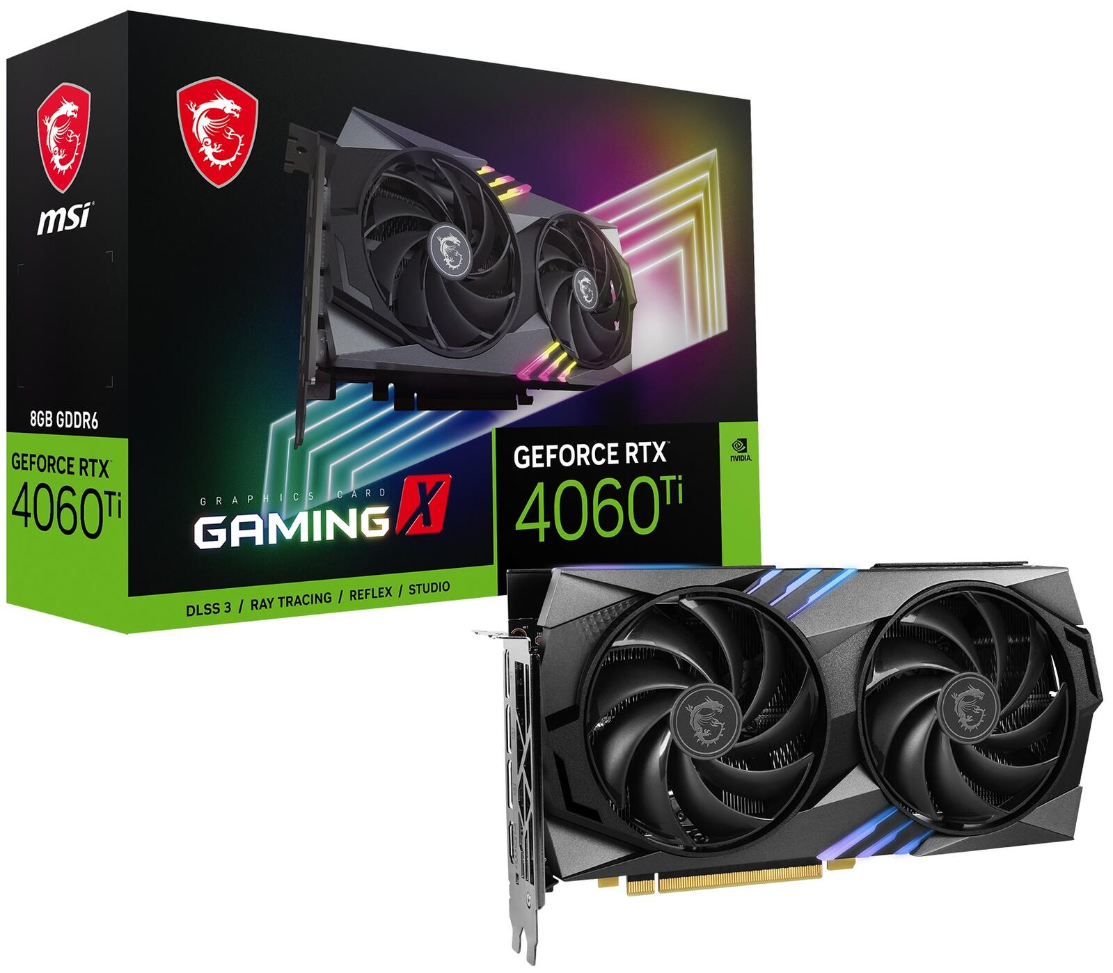 MSI GeForce RTX 4060 Ti Gaming X 8G