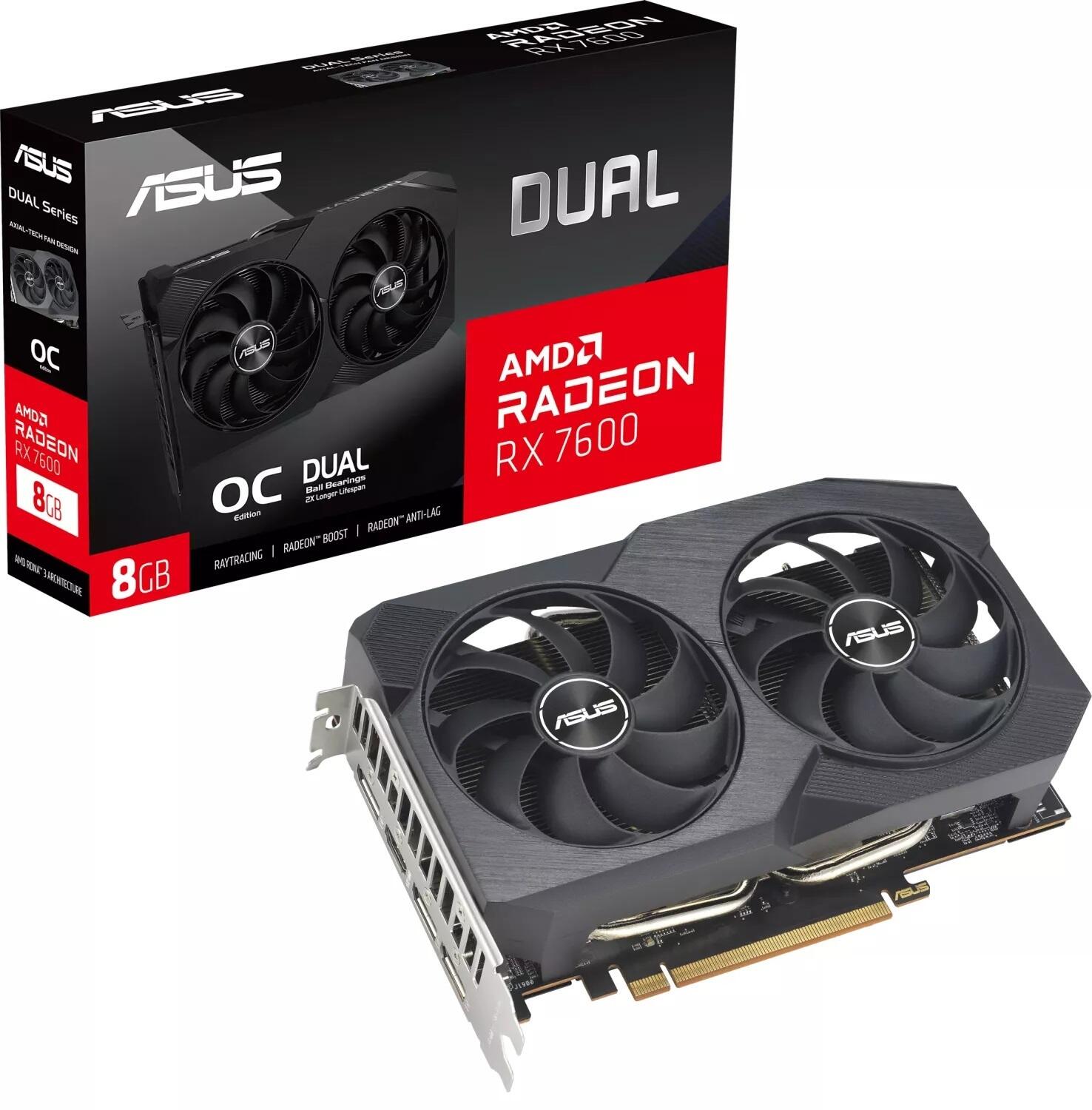 ASUS Dual Radeon RX 7600 OC Edition V2