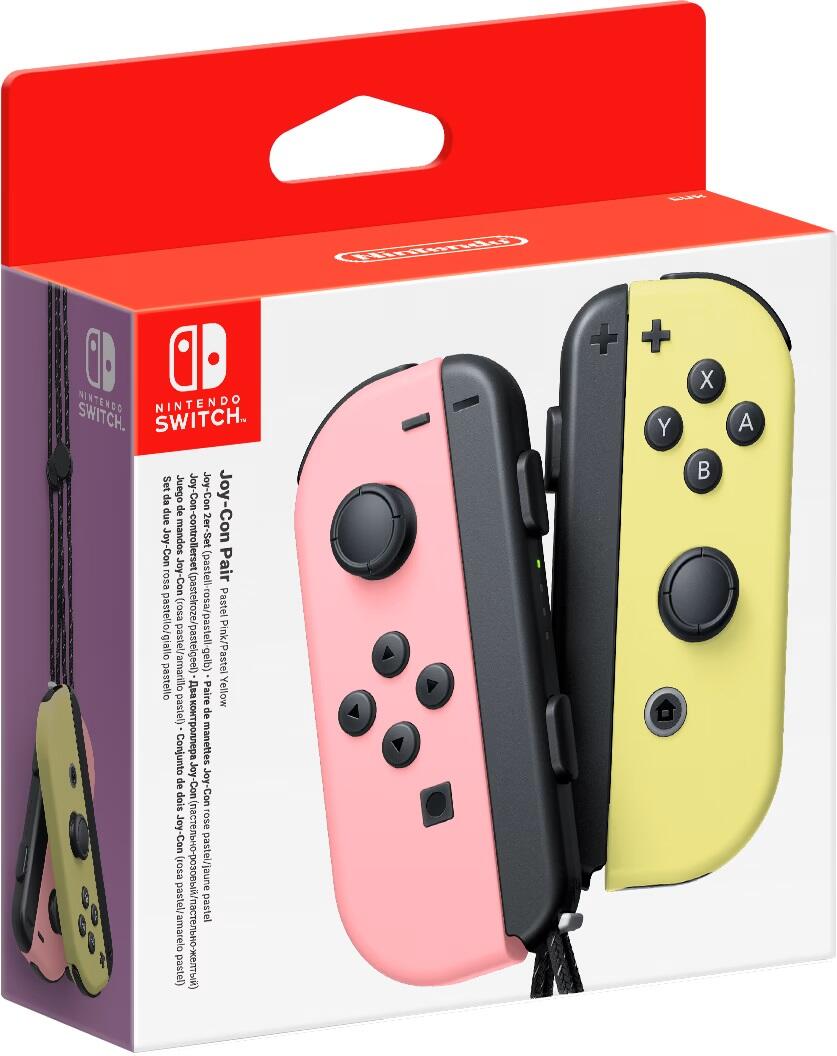 Nintendo Switch Joy-Con 2er Set pastellrosa-pastellgelb