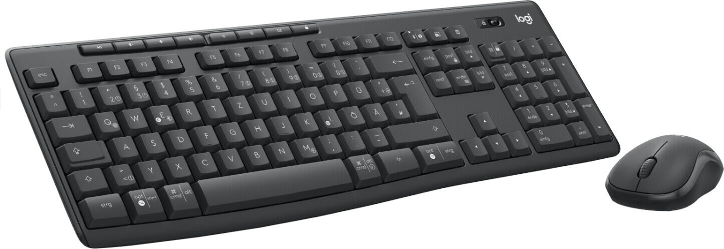 Logitech MK370 Combo for Business, kabelloses Tastatur- und Maus-Set Schwarz