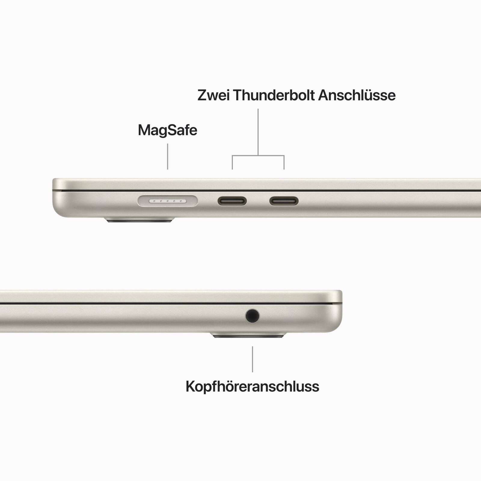 Apple MacBook Air 38,91cm (15,3') polarstern