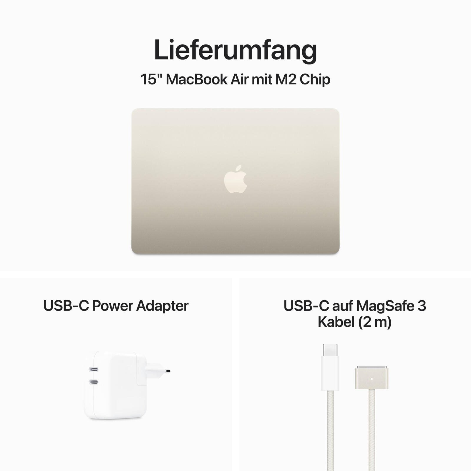 Apple MacBook Air 38,91cm (15,3') polarstern