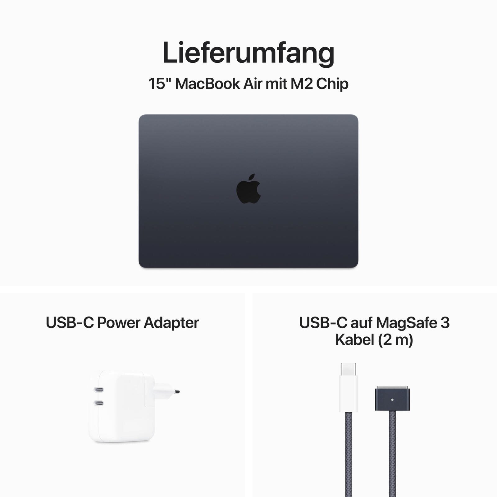 Apple MacBook Air 38,91cm (15,3') mitternacht