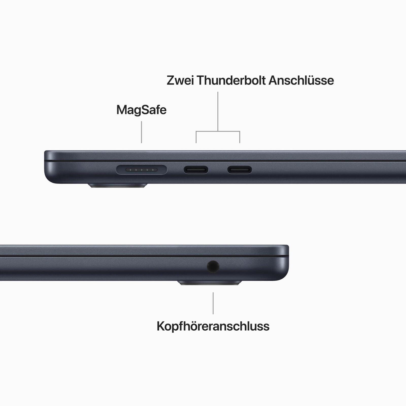 Apple MacBook Air 38,91cm (15,3') mitternacht