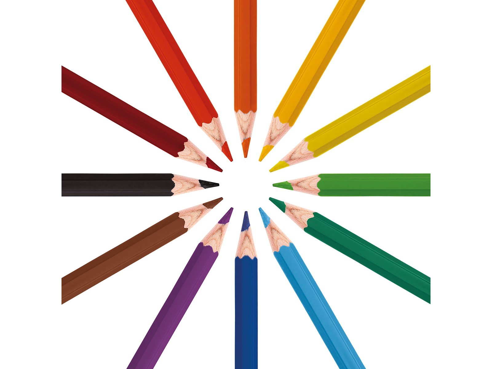 Berol Buntstifte, farblich sortiert, vor-gespitzt, 288er Box