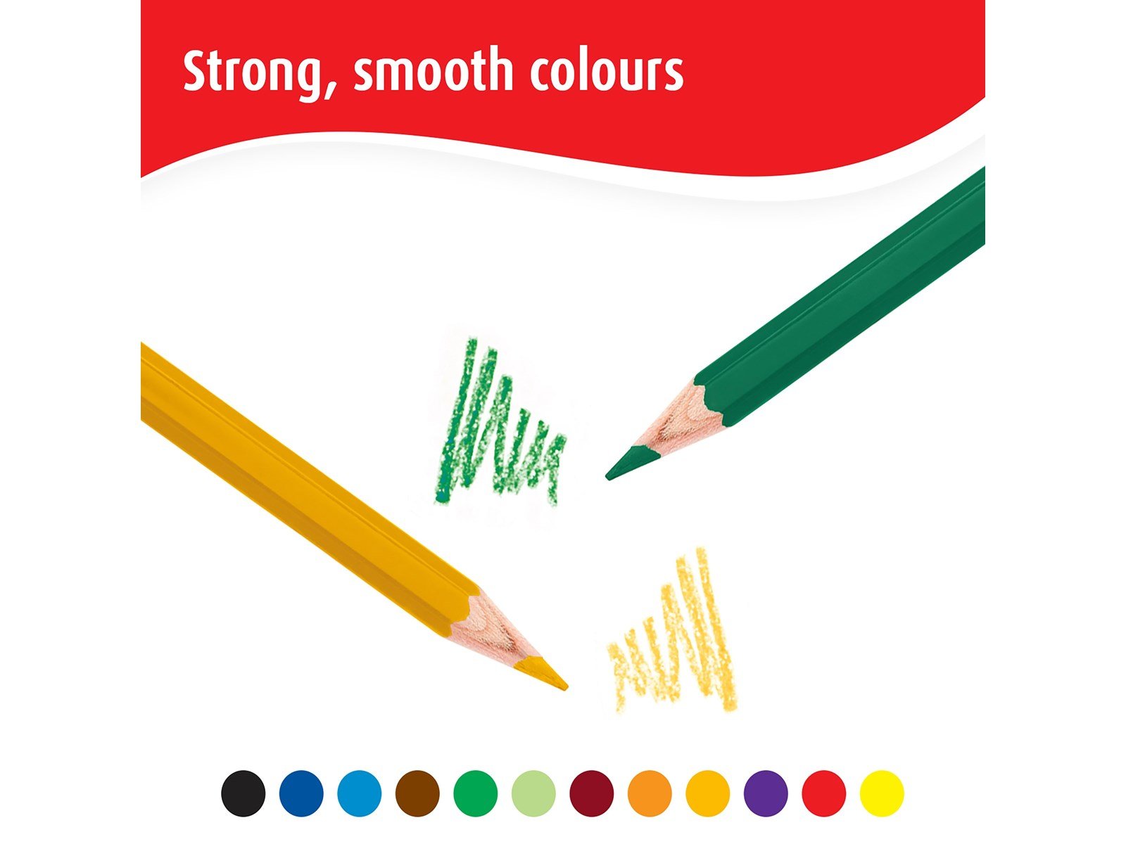 Berol Buntstifte, farblich sortiert, vor-gespitzt, 288er Box