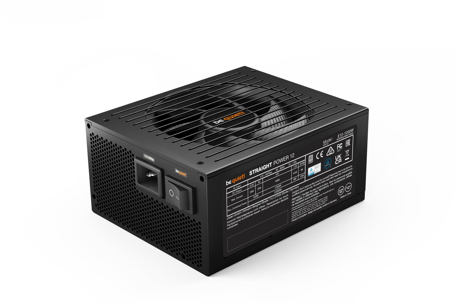 be quiet Netzteil Straight Power 12 1200W Modular 80 Plus Platinum