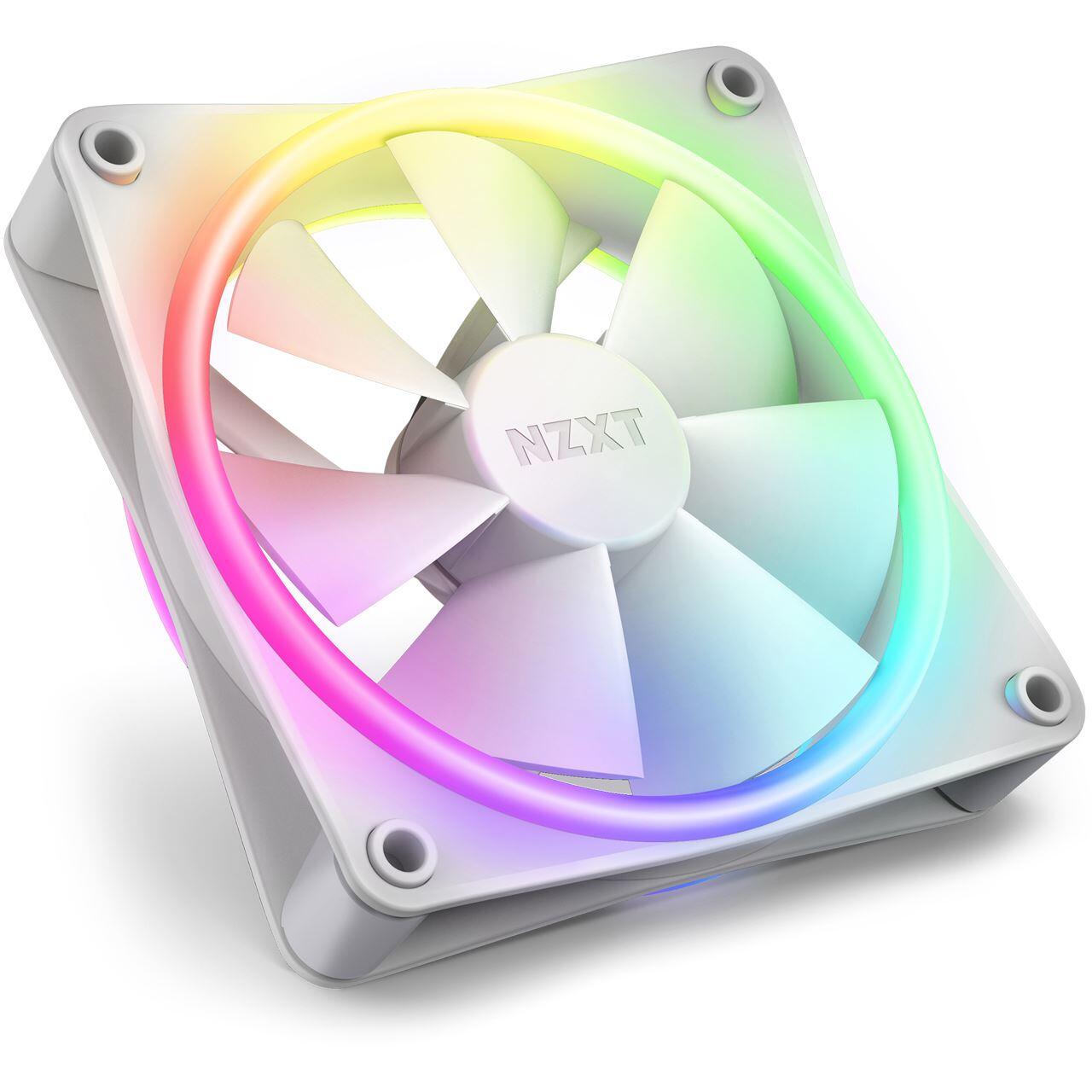 NZXT F120 RGB DUO - Gehäuselüfter, Weiß (120mm, 20xLED)