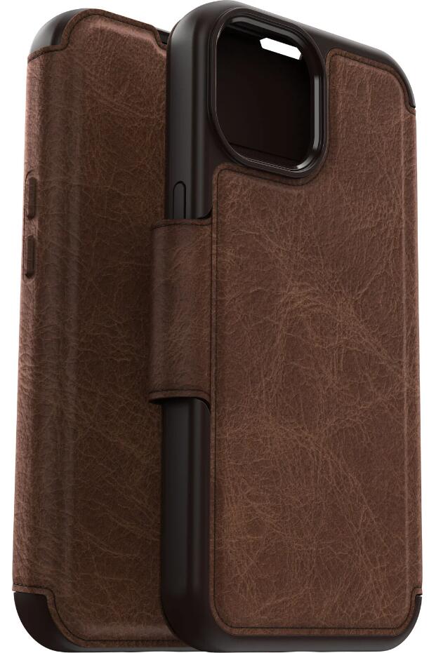 OtterBox Strada Series Folio mit MagSafe für das Apple iPhone 15 Pro Max - Espresso Braun