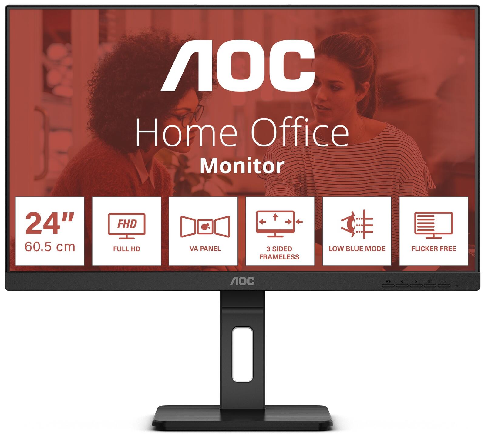 AOC 24E3QAF Essential Monitor 60,5cm (24 Zoll)