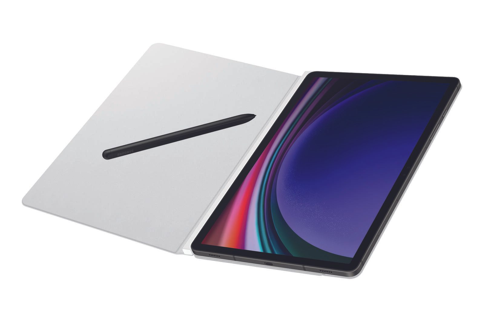 Samsung Smart Book Cover für Galaxy Tab S9 (White)
