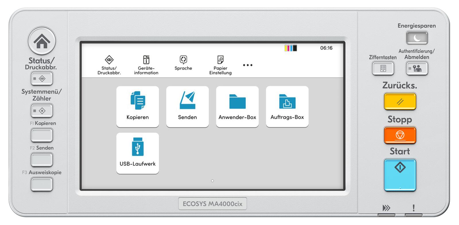 Kyocera ECOSYS MA4000cix Farblaser-Multifunktionsgerät