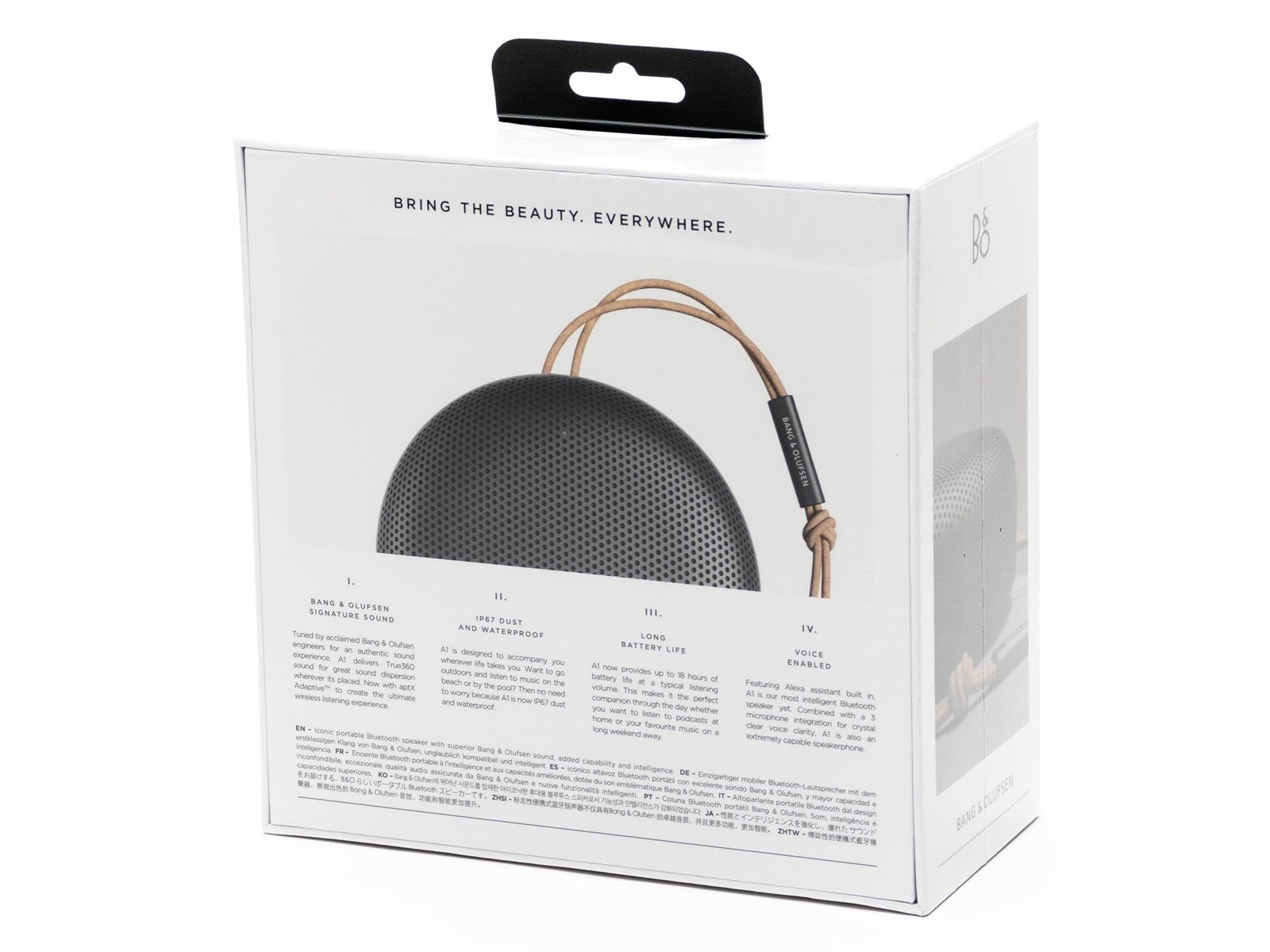 Bang & Olufsen BeoSound A1 (2nd Gen) - Black Anthracite