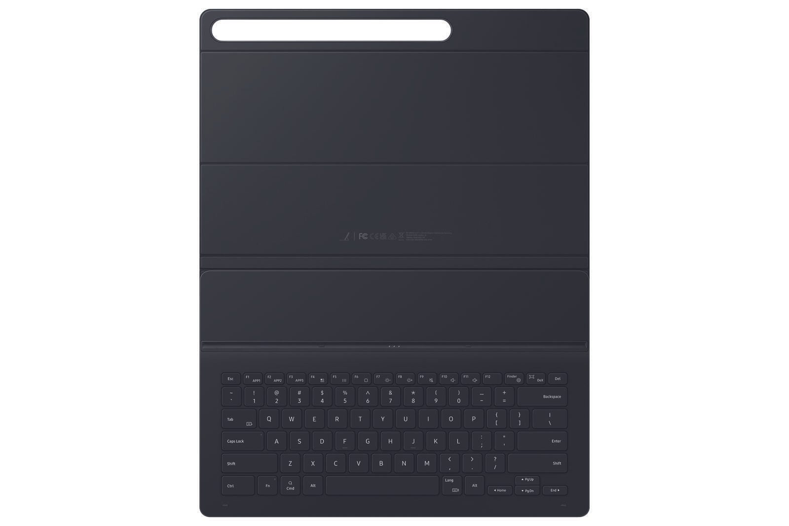 B-WARE Samsung Book Cover Keyboard Slim für Galaxy Tab S9 Ultra (Black)