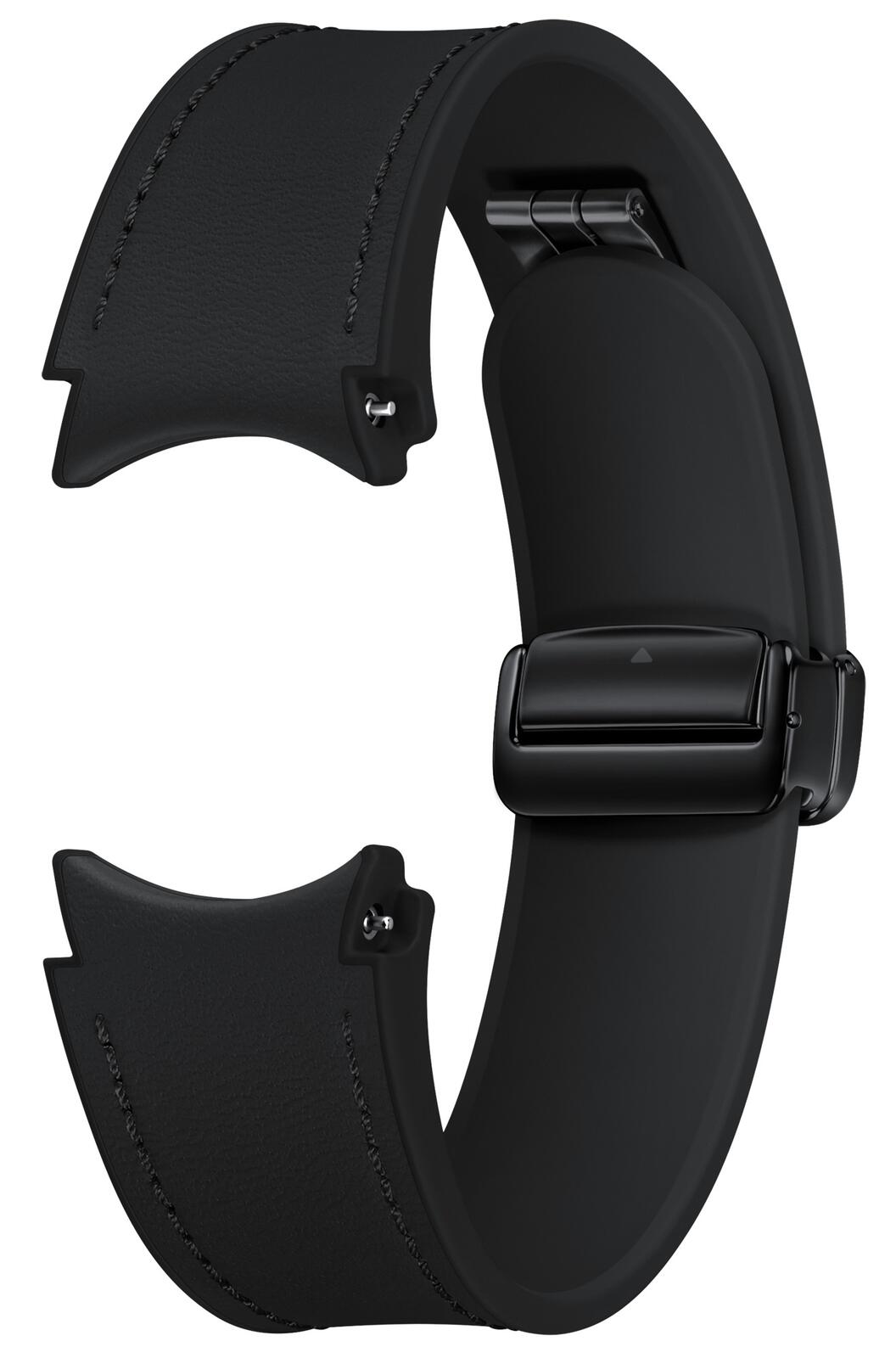 Samsung D-Buckle Hybrid Eco-Leather Band für die Galaxy Watch-Serie Black