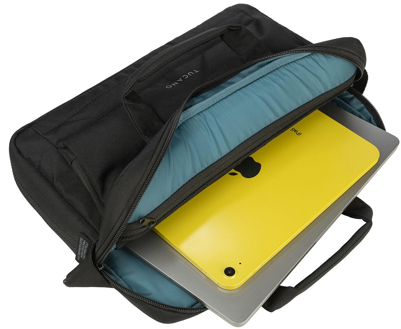 Tucano Star Tasche für Notebook 13' / 14' und Apple MacBook Pro 14' / MacBook Air 15' - Schwarz