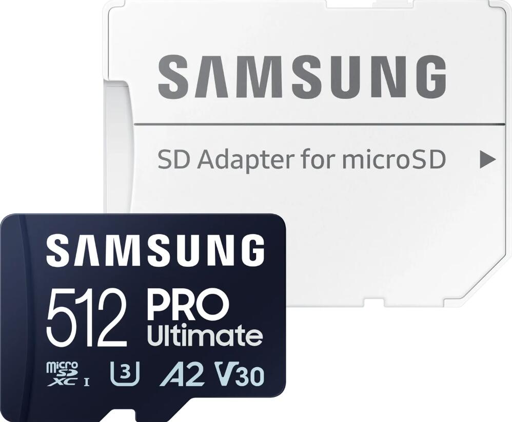 Samsung PRO Ultimate microSD-Speicherkarte inkl. SD Adapter - 512 GB