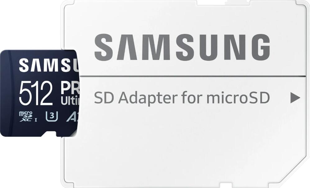Samsung PRO Ultimate microSD-Speicherkarte inkl. SD Adapter - 512 GB