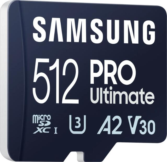 Samsung PRO Ultimate microSD-Speicherkarte inkl. SD Adapter - 512 GB