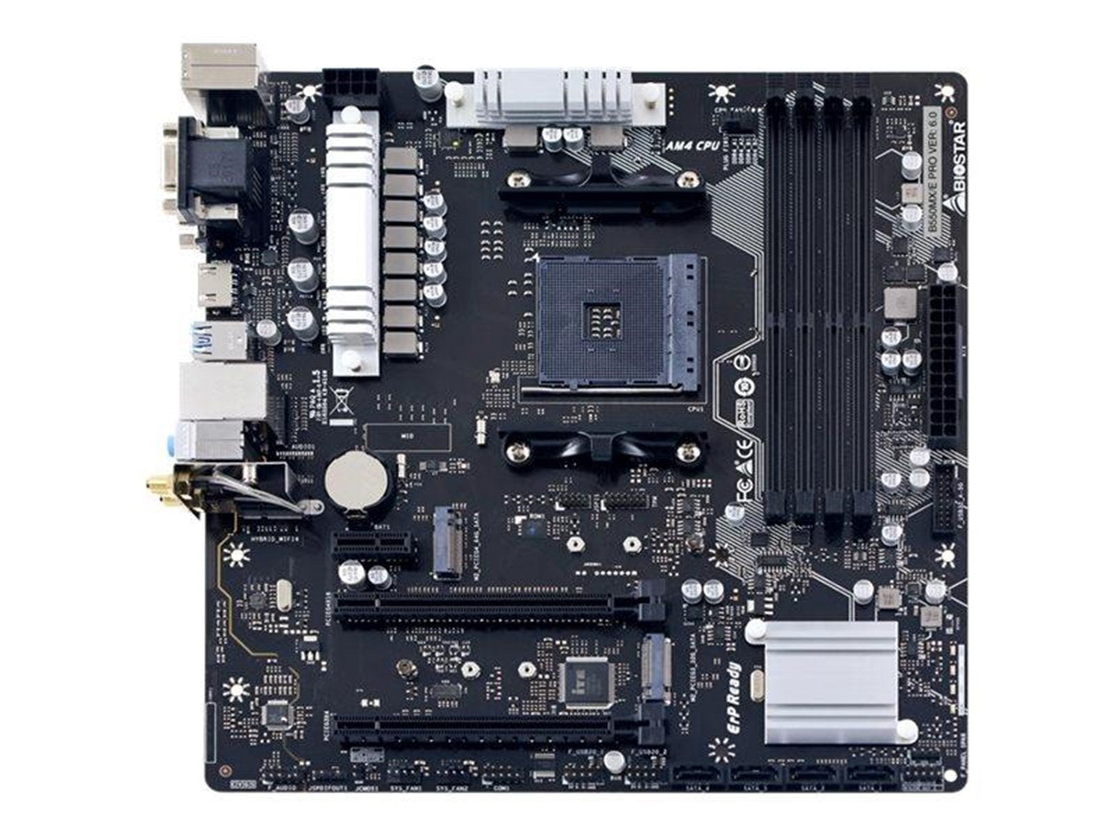 BIOSTAR B550MX/E PRO - motherboard - micro ATX - Socket AM4 - AMD B550 Mainboard - AMD B550 - AMD AM4 socket - DDR4 RAM - Micro-