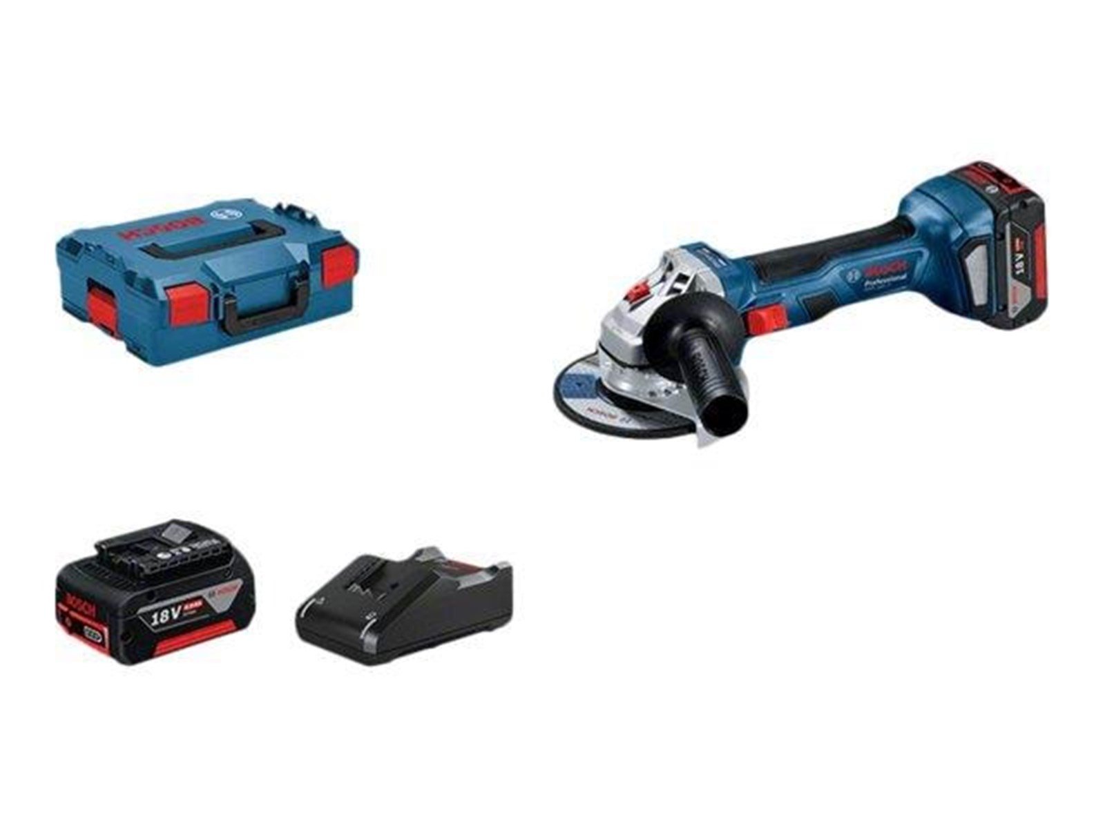 Bosch Professional GWS 18V-7 125 mm Kit Cordless Angle Grinder