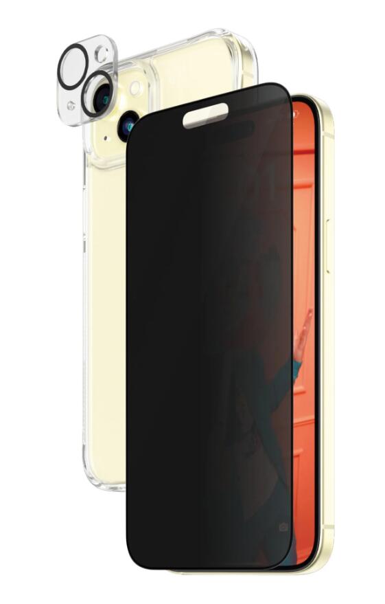 PanzerGlass™ Privacy 3-in-1 Set - iPhone 15 Plus