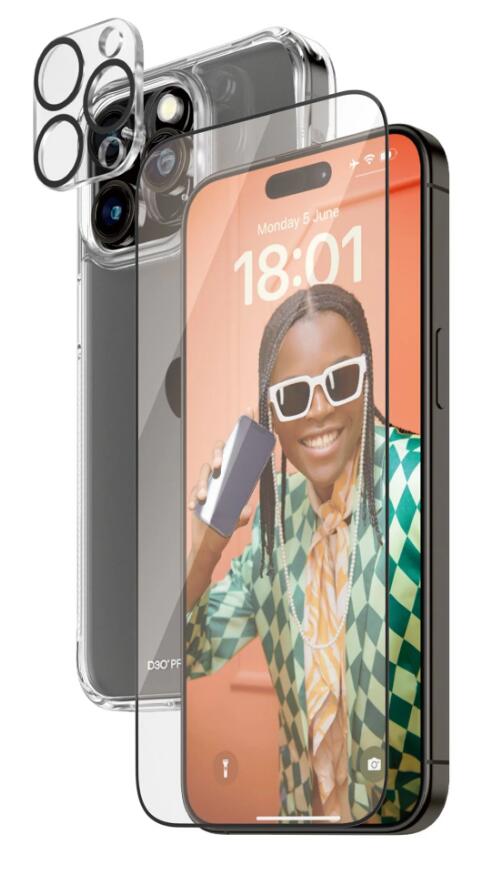 PanzerGlass™ 3-in-1 Set für iPhone 15 Pro Max