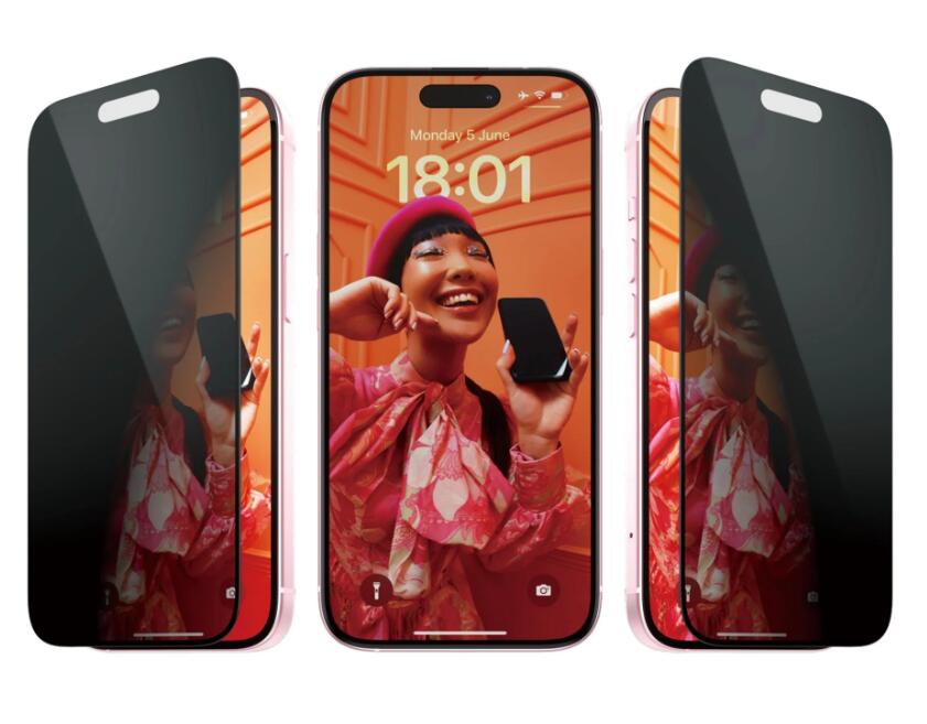PanzerGlass™ Privacy Displayschutz iPhone 15