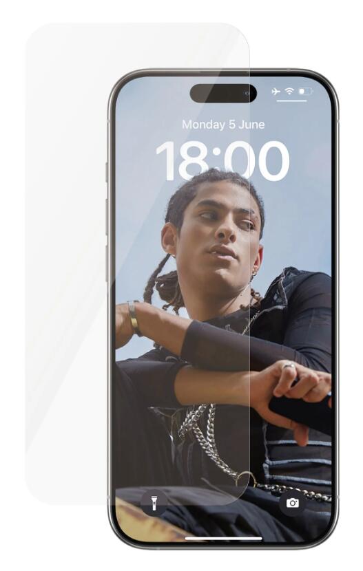 SAFE. by PanzerGlass™ Displayschutz für das Apple iPhone 15 Pro - Ultra-Wide Fit