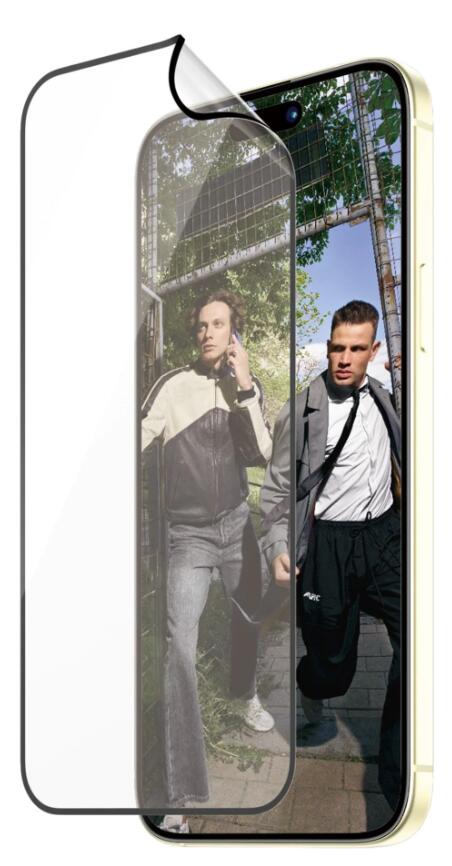 PanzerGlass™ Matrix Displayschutz mit D30 für das Apple iPhone 15 Plus/Ultra-Wide Fit mit Alignerkit