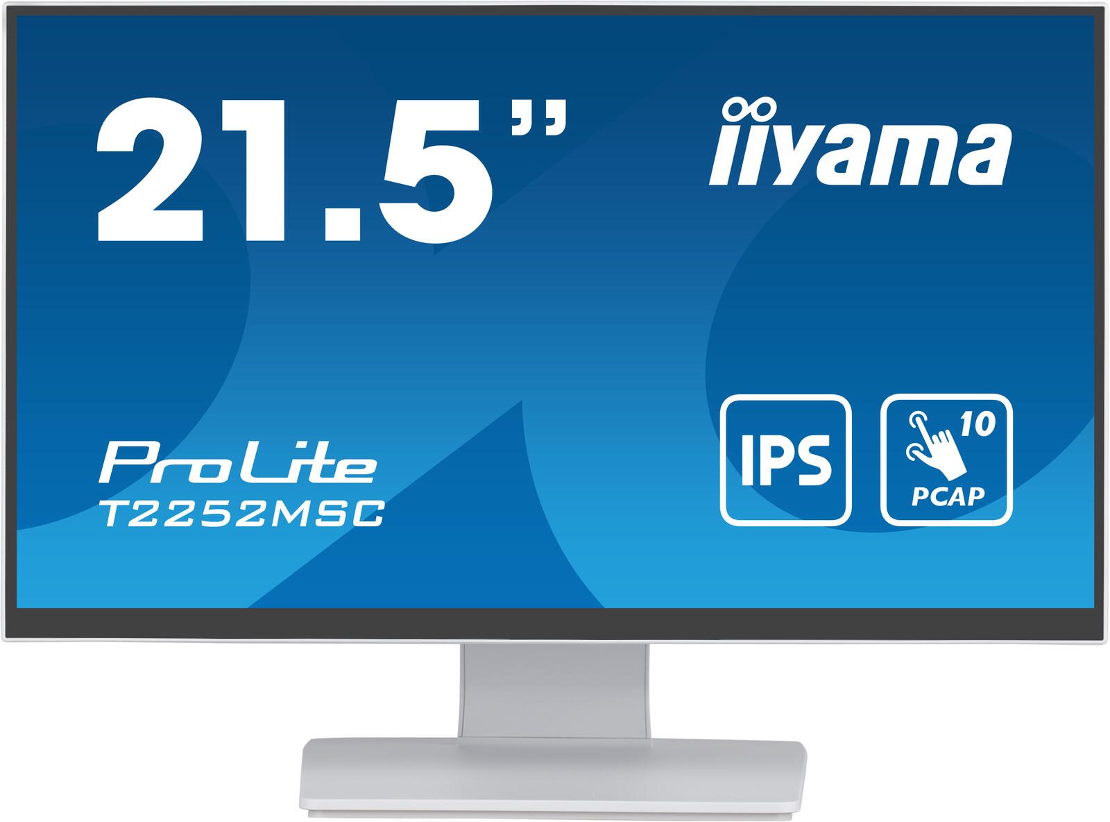 iiyama ProLite T2252MSC-W2 Touch-Monitor 54.5cm (21.5') weiß
