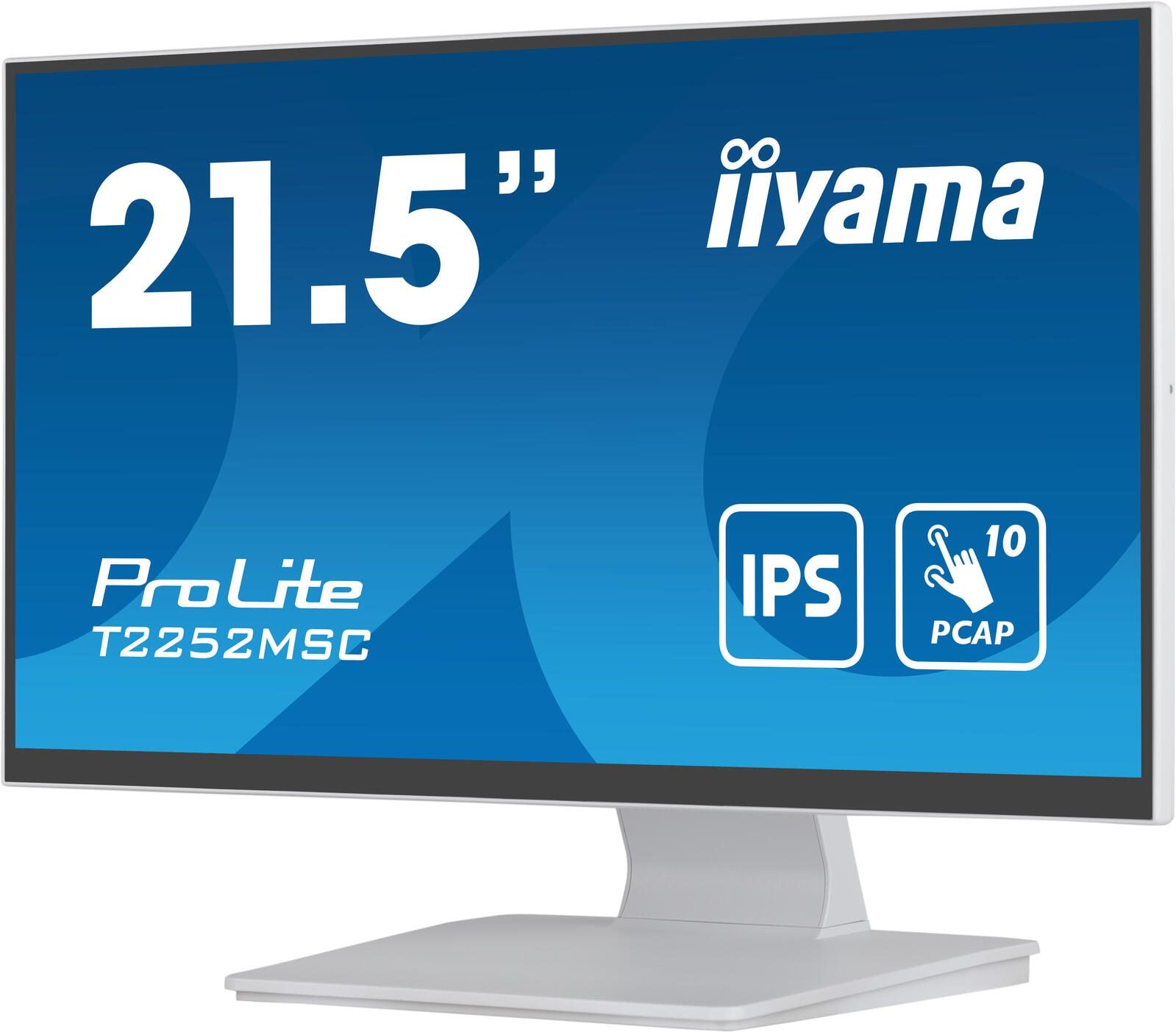 iiyama ProLite T2252MSC-W2 Touch-Monitor 54.5cm (21.5') weiß