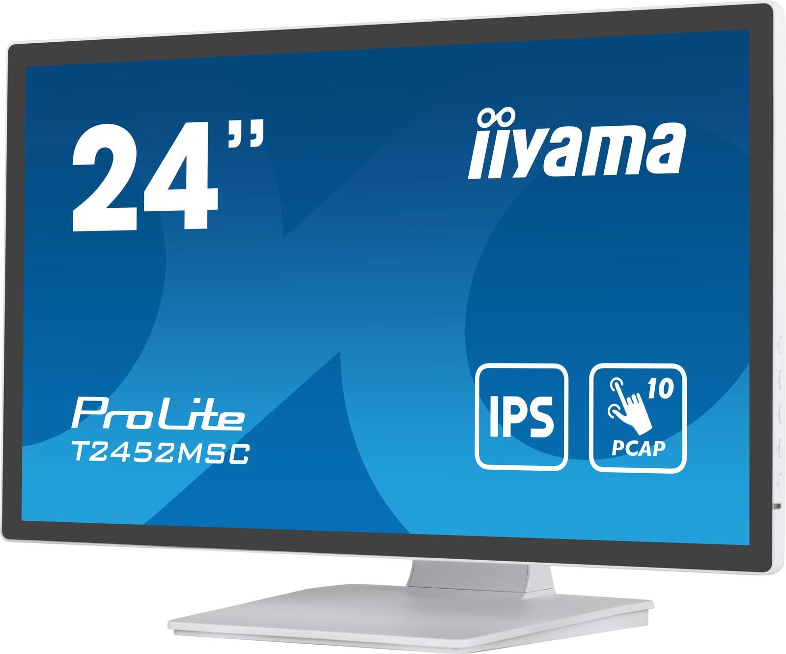iiyama ProLite T2452MSC-W1 Touch-Monitor 60.5cm (23.8') weiß
