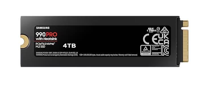 Samsung 990 PRO Heatsink NVMe™ M.2 SSD - 4 TB