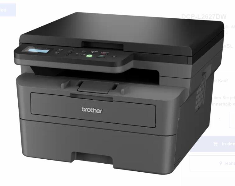 Brother DCP-L2627DW Laser-Multifunktionsgerät s/w
