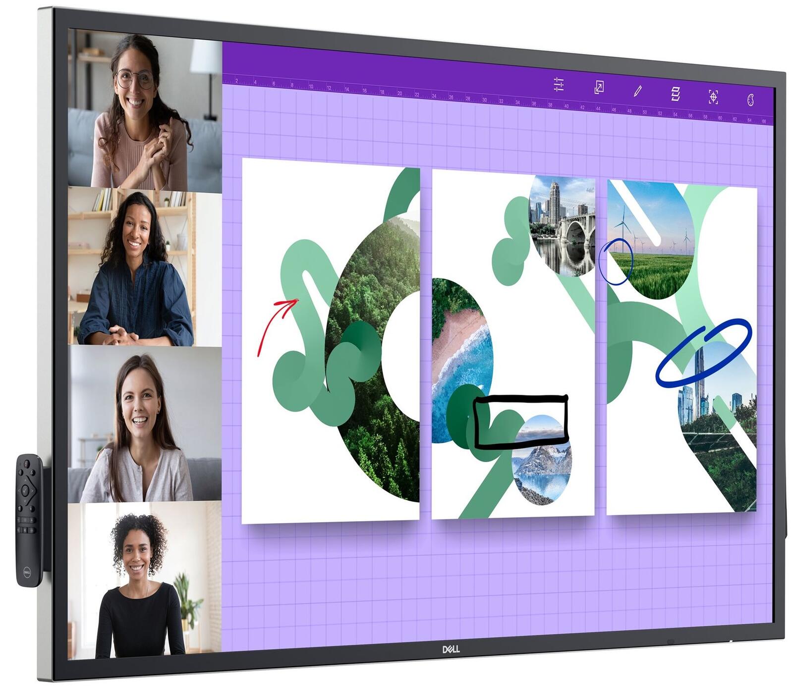 Dell P5524QT Interaktives Touch Display 139,7 cm (55 Zoll)